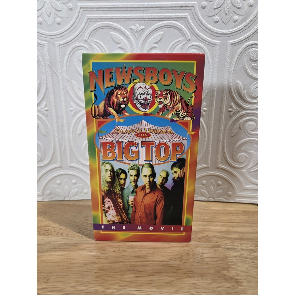 Star Song Moving Pictures Newsboys Down Under the Big Top VHS Pop NR NTSC 1996
